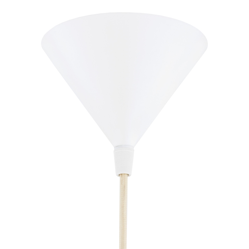 Argon 8629 - Hanglamp aan een koord KEGEL 1xE27/15W/230V wit