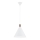 Argon 8631 - Hanglamp aan een koord KEGEL 1xE27/15W/230V wit