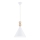 Argon 8632 - Hanglamp aan een koord KEGEL 1xE27/15W/230V wit