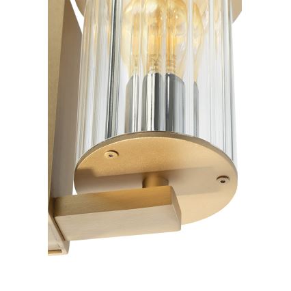 Argon 8752 - Wandlamp voor buiten NORFOLK 1xE27/15W/230V IP44 goud