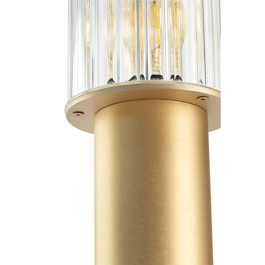 Argon 8753 - Buitenlamp NORFOLK 1xE27/15W/230V IP44 52cm goud