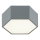 Argon 8784 - Plafonnier LIBERO LED/12W/230V 3000K gris