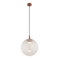 Argon 8829 - Suspension filaire SACRAMENTO 1xGX53/8W/230V transparent/marron