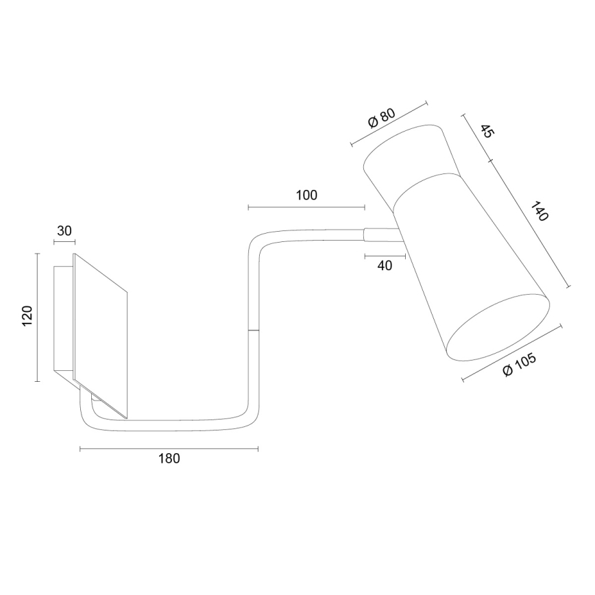 Argon 8881 - Wandlamp LORD 1xE14/7W/230V paars