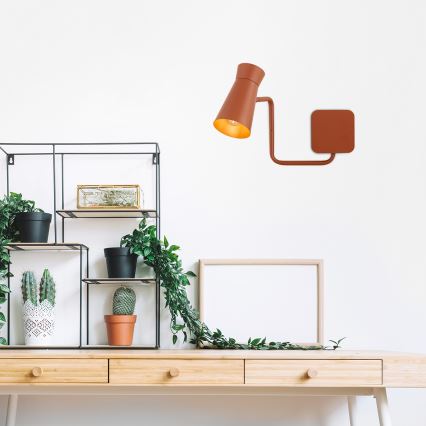 Argon 8882 - Wandlamp LORD 1xE14/7W/230V terracotta