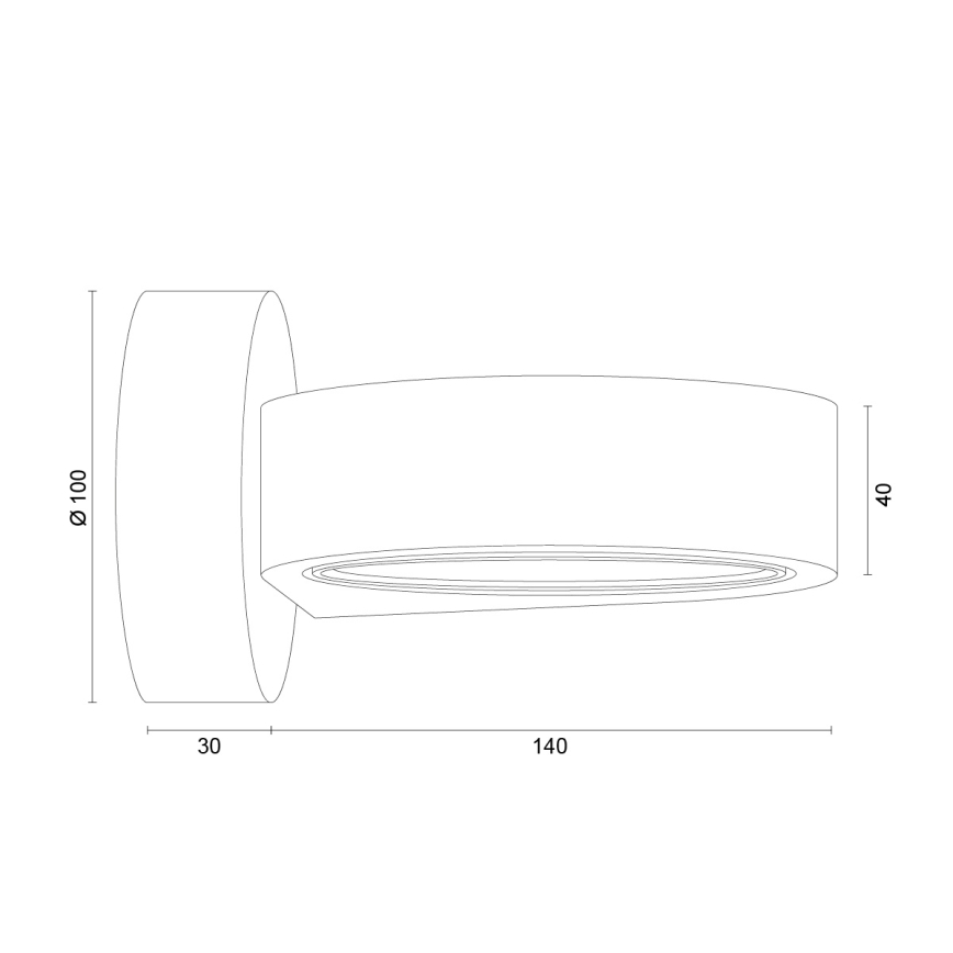 Argon 8898 - Applique murale LOTUS 1xGX53/12W/230V, gris