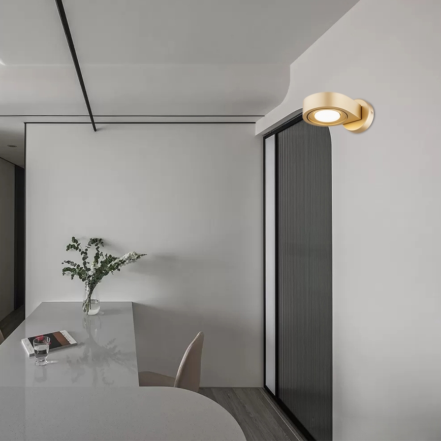 Argon 8899 - Applique murale LOTUS 1xGX53/12W/230V dorée