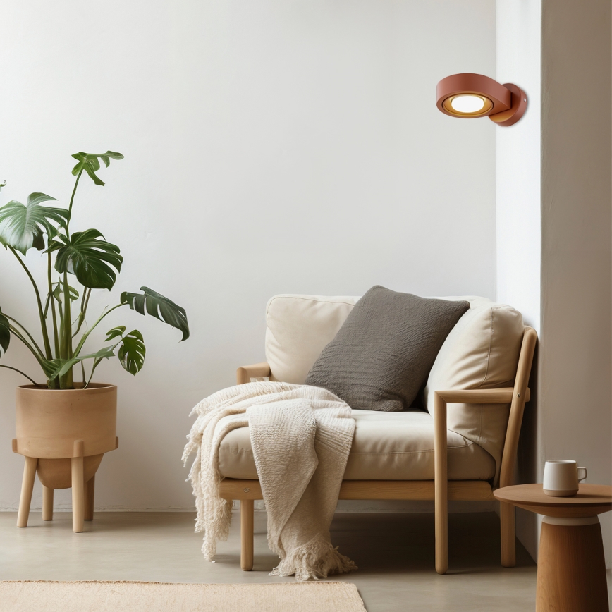 Argon 8902 - Wandlamp LOTUS 1xGX53/12W/230V terracotta