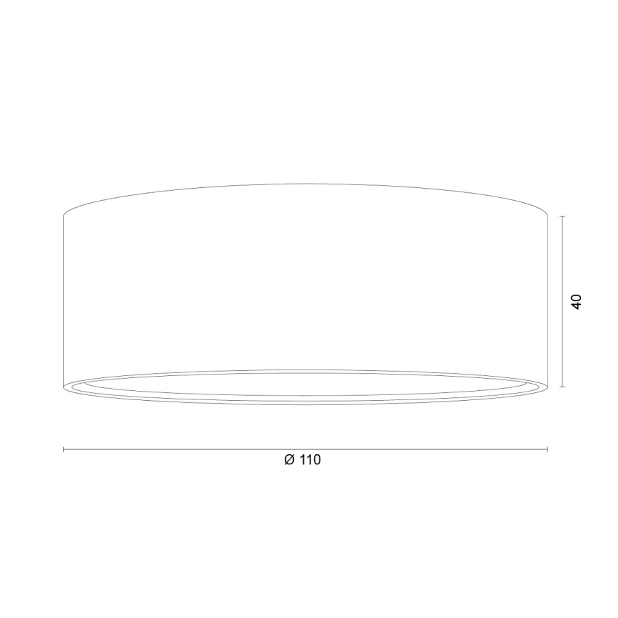 Argon 8903 - Plafondlamp ELORA 1xGX53/7W/230V Ø 11 cm goud