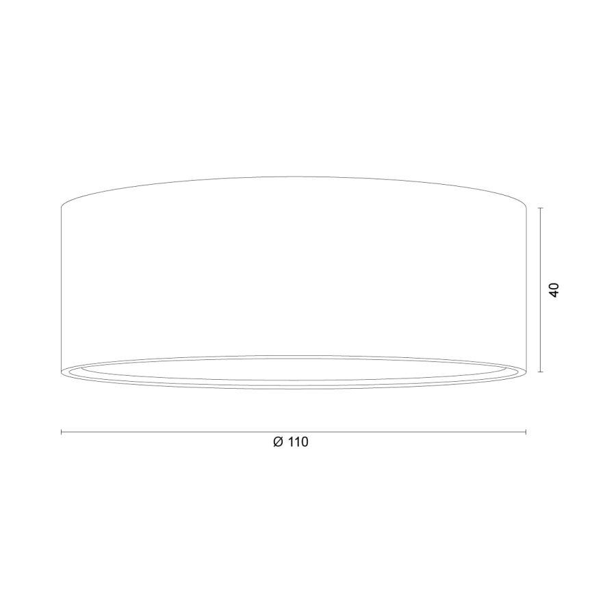 Argon 8916 - Plafondlamp ELORA 1xGX53/7W/230V Ø 11 cm terracotta