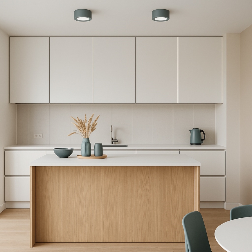 Argon 8917 - Plafondlamp ELORA 1xGX53/7W/230V Ø 11 cm grijs