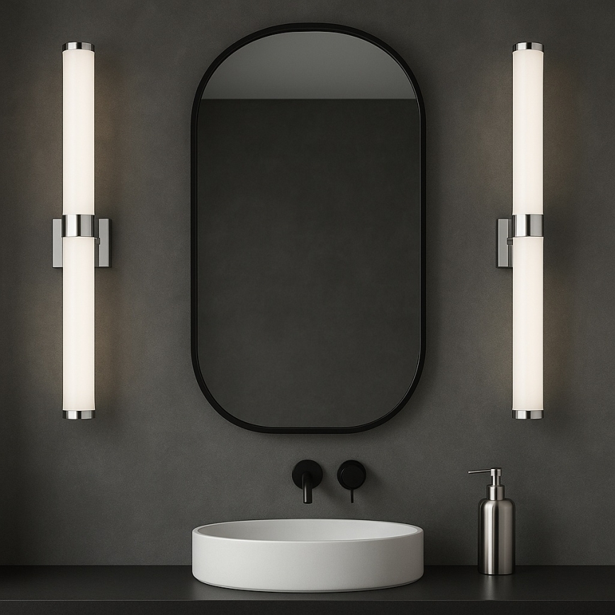 Argon 8928 - Éclairage LED pour miroir de salle de bains BATUMI LED/24W/230V 3000K IP44 chrome mat