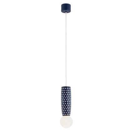 Argon 8937 - Hanglamp aan kabel BOLL 1xG9/6W/230V blauw