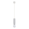 Argon 8938 - Hanglamp met kabel BOLL 1xG9/6W/230V wit