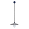 Argon 8950 - Suspension sur câble BOLL 1xG9/6W/230V bleue