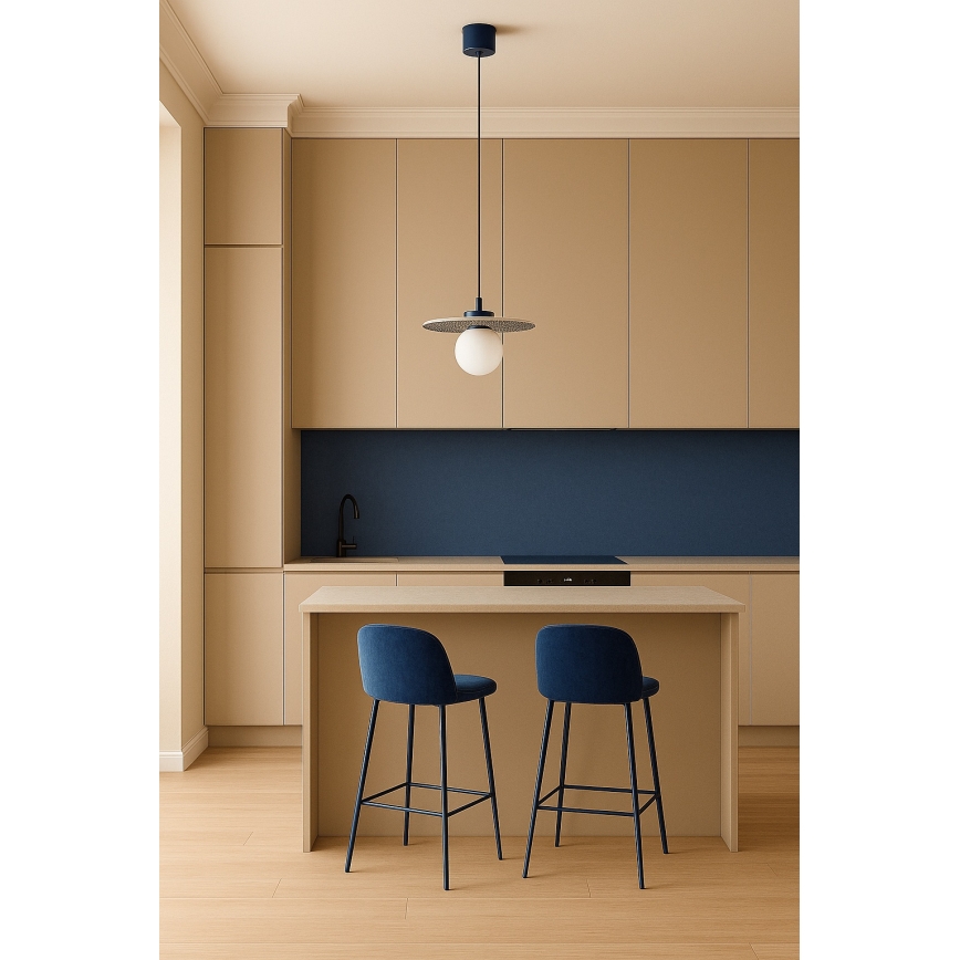Argon 8950 - Suspension sur câble BOLL 1xG9/6W/230V bleue