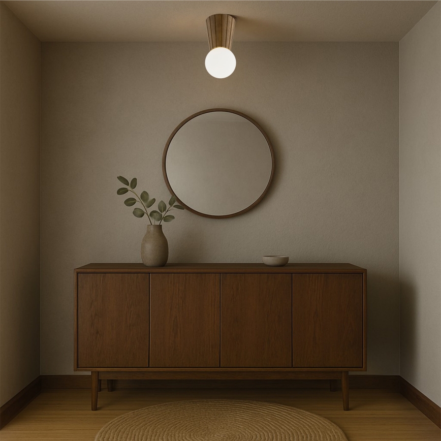 Argon 8974 - Plafonnier pour salle de bains VOLANTE 1xG9/6W/230V IP44 Ø 12 cm marron