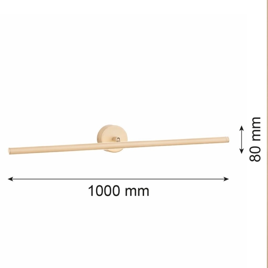 Argon 8996 - LED schilderijlamp MIRI LED/18W/230V 3000K 100 cm beige