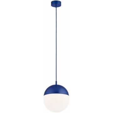 Argon 9000 - Buitenhanglamp aan kabel LIV 1xE27/15W/230V IP44 blauw
