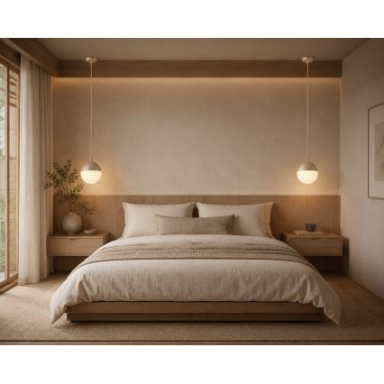 Argon 9001 - Suspension extérieure sur câble LIV 1xE27/15W/230V IP44 beige