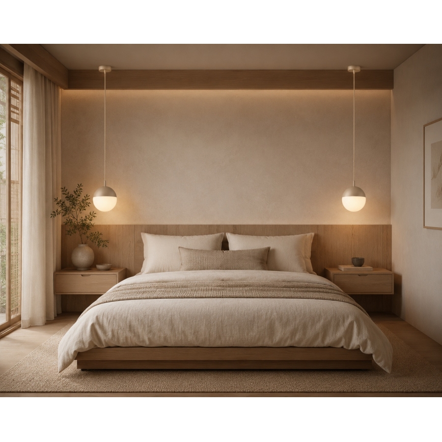 Argon 9001 - Suspension extérieure sur câble LIV 1xE27/15W/230V IP44 beige