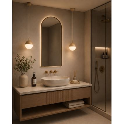 Argon 9001 - Suspension extérieure sur câble LIV 1xE27/15W/230V IP44 beige