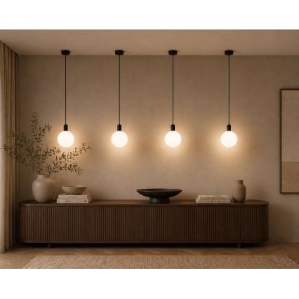Argon 9005 - Suspension extérieure sur câble ORE 1xG9/6W/230V IP44 noire