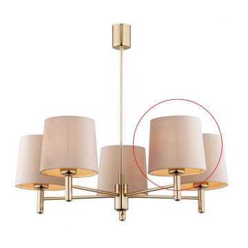 Argon - Abat-jour rechange pour suspension et applique murale PONTE E27 beige