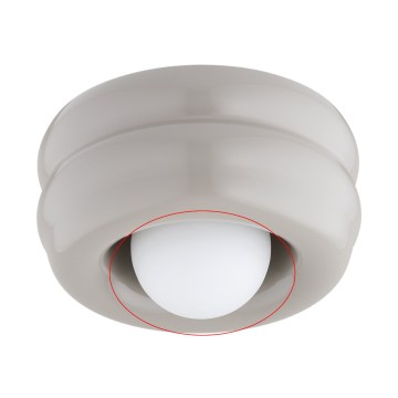 Argon - Vervangend glas voor armatuur TEVO G9 Ø 19 cm