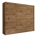 Armoire à portes coulissantes SAPHIRA 250x215 cm chêne wotan