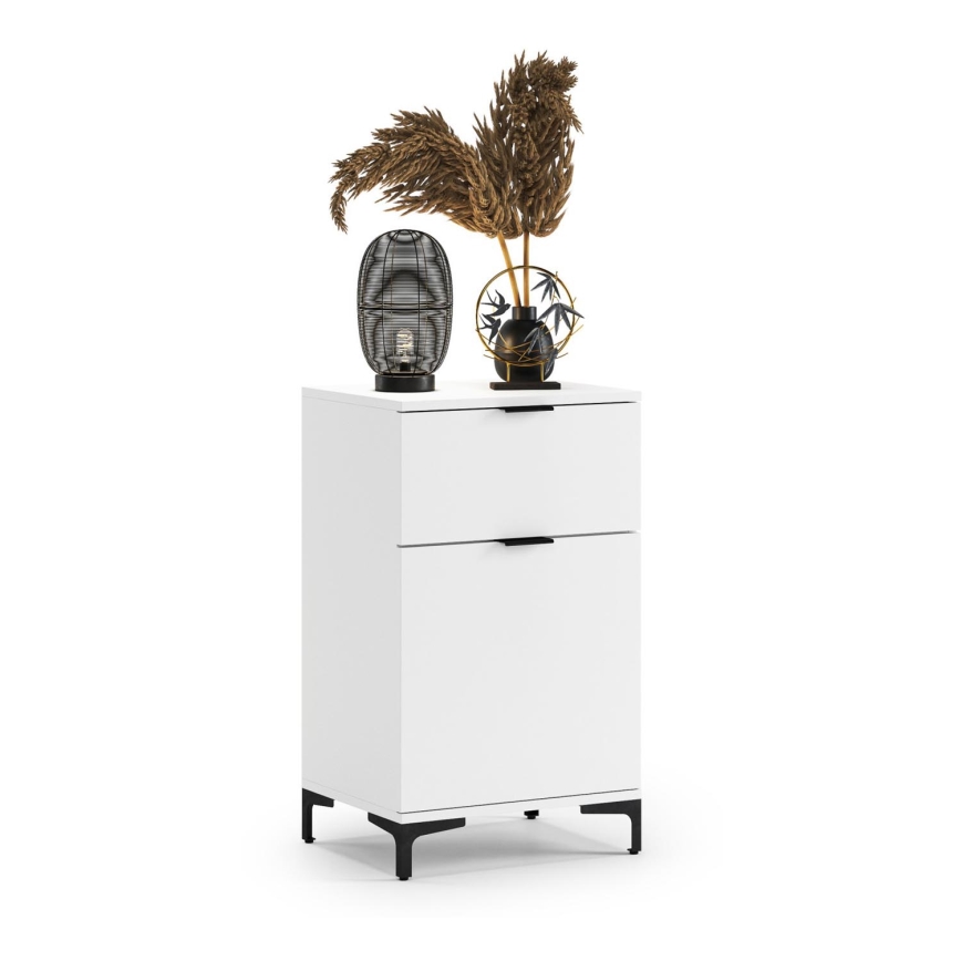 Armoire avec tiroir LORA blanc