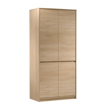 Armoire MIYABI 90x198x52 cm chêne Cremona