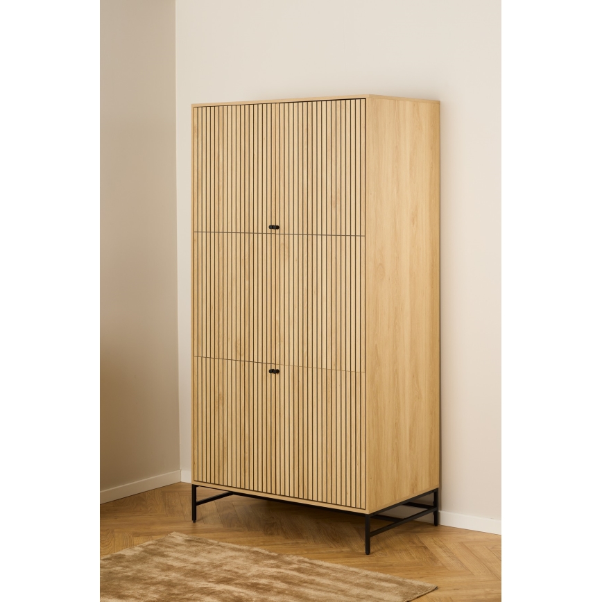 Armoire OLIVIA 99 x 200 cm chêne