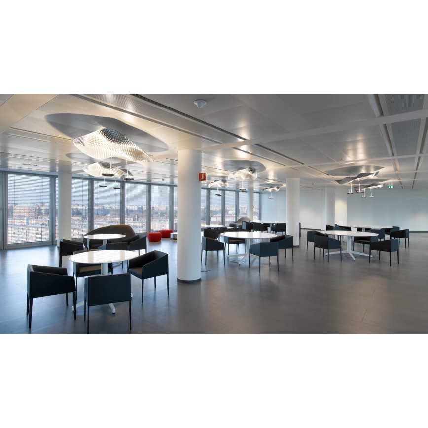 Artemide 1513010A - Hanglamp aan een koord COSMIC ENGEL 2xR7s/11W/230V glanzend chroom