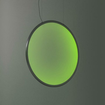 Artemide 1993310APP - LED RGBW Dimbare hanglamp aan een koord DISCOVERY LED/59W/230V 2700-6500K antraciet