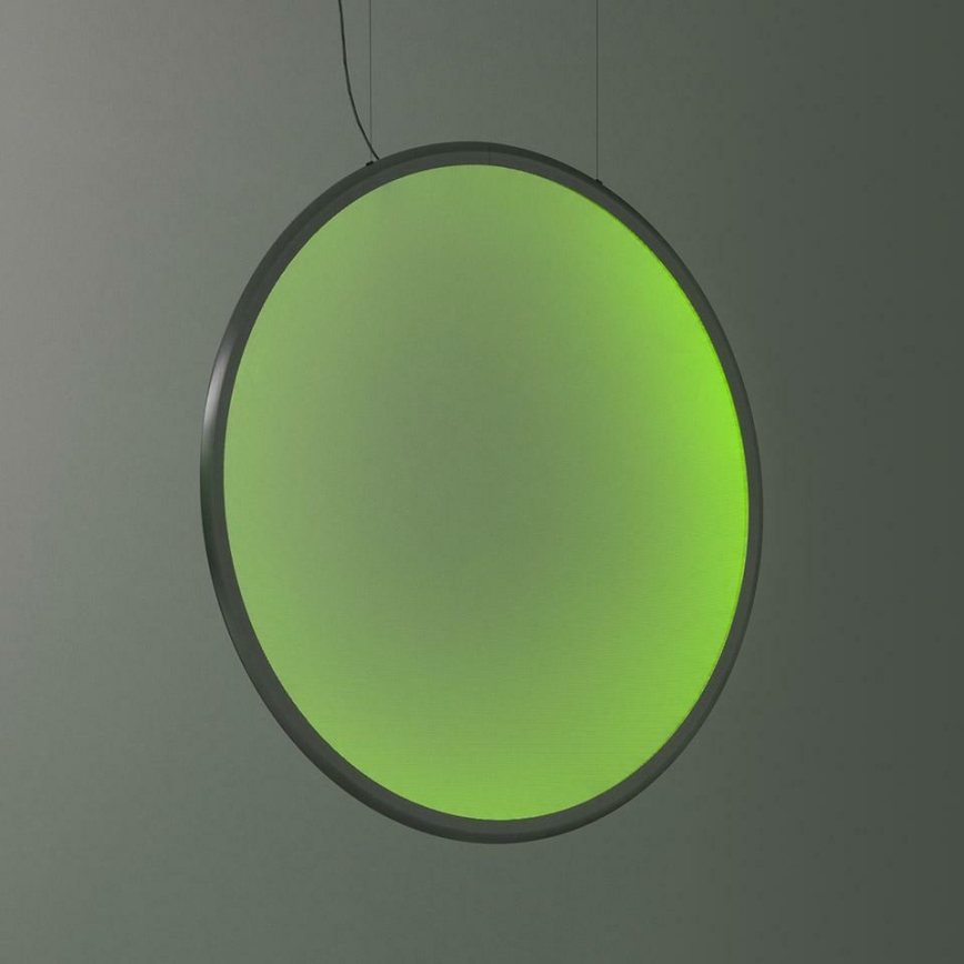Artemide 1994310APP - LED RGBW Dimbare hanglamp aan een koord DISCOVERY LED/79W/230V 2700-6500K antraciet