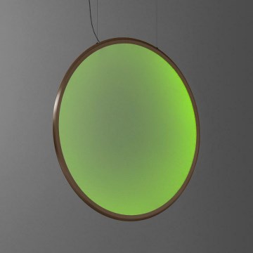 Artemide 1994360APP - Suspension filaire RGBW à intensité variable DISCOVERY LED/79W/230V 2700-6500K bronze