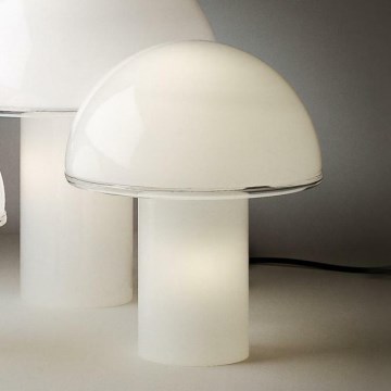 Artemide A006300 - Tafellamp ONFALE 1xE14/5W/230V + 1xE27/13W wit