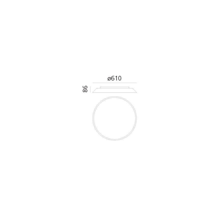 Artemide AR 0241320A - Plafonnier FEBE 4xLED/30W/230V