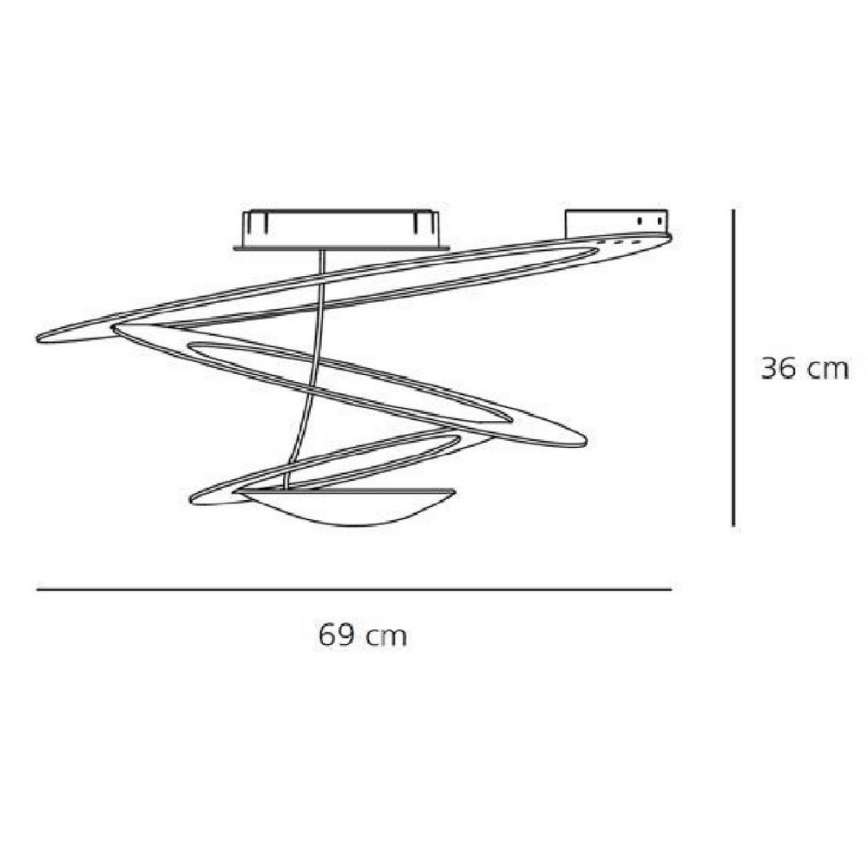 Artemide - Plafonnier à intensité modulable PIRCE MINI 1xR7s/330W/230V