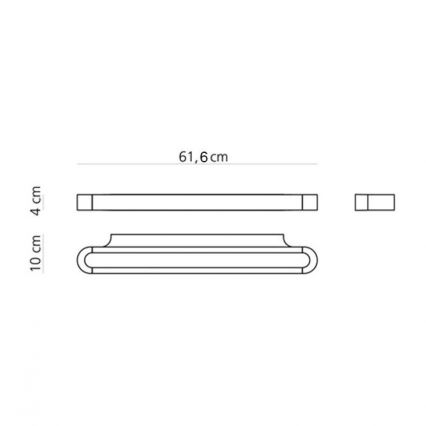 Artemide AR 1913040A - LED Wandlamp TALO 60 1xLED/25W/230V