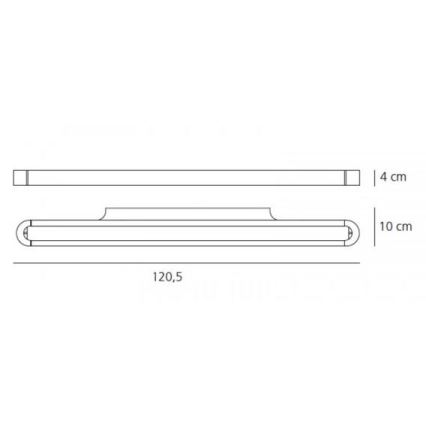 Artemide AR 1917010A - LED Wandlamp TALO 120 1xLED/51W/230V