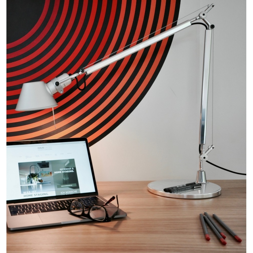 Artemide AR A005910+AR A008600 COMPLEET - Tafellamp TOLOMEO MINI 1xE27/70W/230V