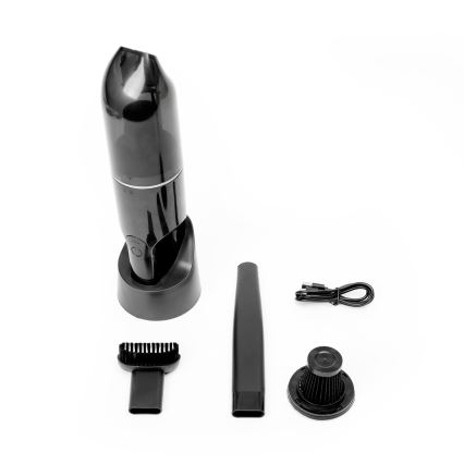 Aspirateur portable rechargeable pour voiture 75W/2000 mAh noir