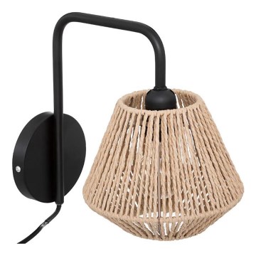 Atmosphera - Applique murale JILY 1xE27/40W/230V jute