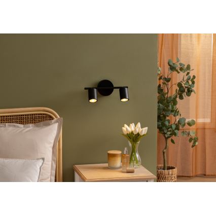 Atmosphera - Applique VICO 2xGU10/25W/230V noire