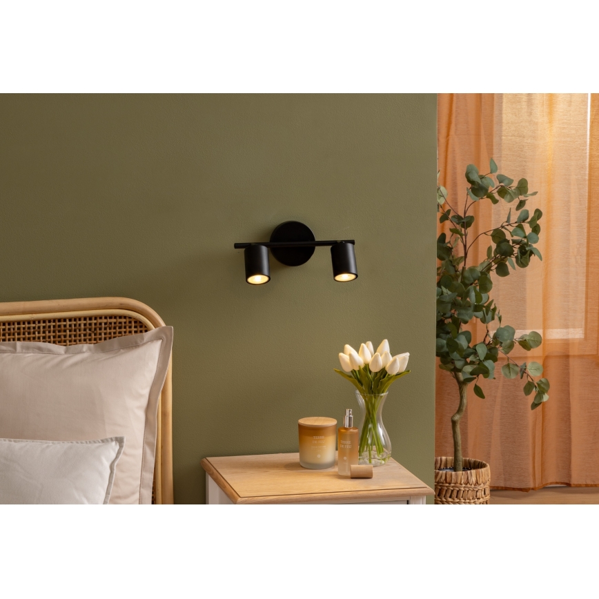 Atmosphera - Applique VICO 2xGU10/25W/230V noire