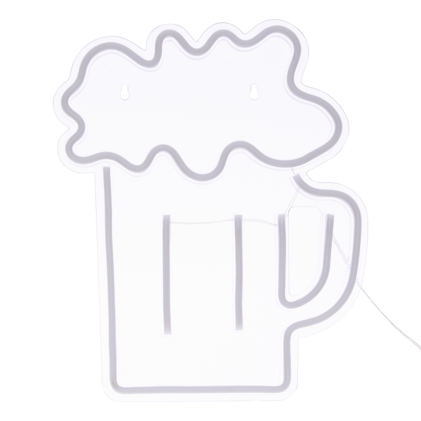 Atmosphera - Décoration murale néon LED BEER LED/5V