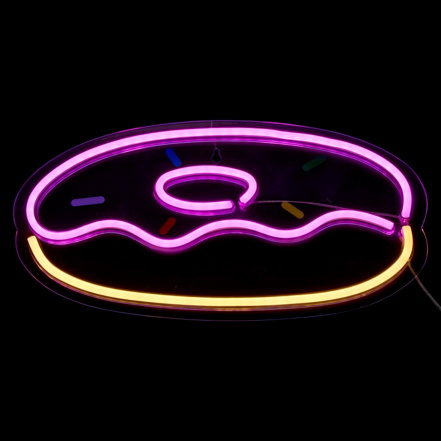 Atmosphera - Décoration murale néon LED DONUT LED/5V