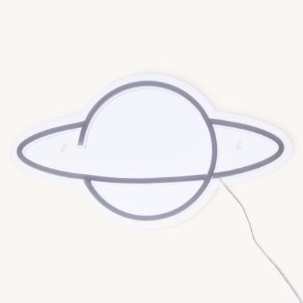 Atmosphera - décoration murale néon LED PLANET LED/5V